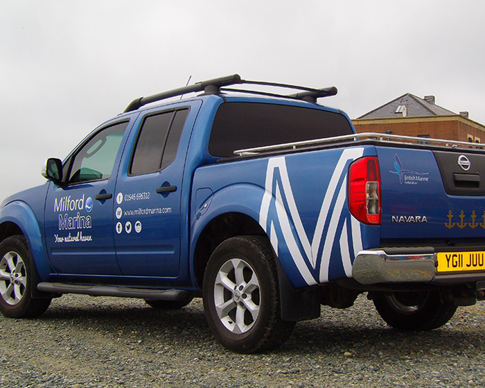 Milford Marina Vehicle Graphics